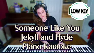 Someone Like You Lower Key Karaoke Piano Accompaniment Jekyll and Hyde