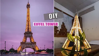 Amazing Led Light !!! Making Beautiful Eiffel Tower Led Lights  DIY Decorative Lights