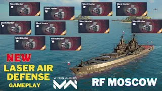 RF Moscow - with 10×🔥 SILENT HUNTER New Laser Air Defense - Modern Warships