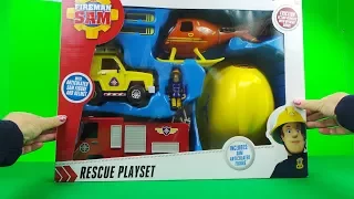 🚨 Firefighter vehicle  Rescue Playset Unboxing  🔥