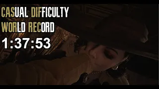 Resident Evil Village - Casual Difficulty Speedrun Former World Record - 1:37:53 [No NG+]