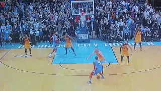 Paul George game winner!! Go ahead bucket with 0.8 left!