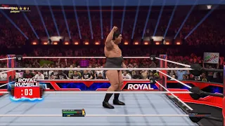 Playin WWE 2K24 Royal Rumble