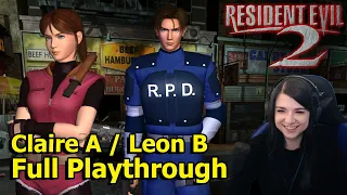 Resident Evil 2 (Classic) Claire A / Leon B - Full Playthrough