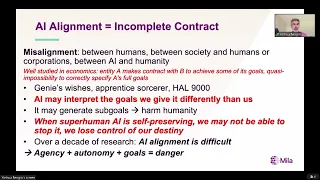 Why Am I Concerned About Future Unregulated Advances in AI? - Yoshua Bengio