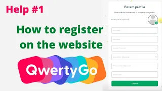 Help1. Help with registration on the website QwertyGo.com