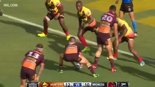 Brisbane Broncos VS PNG Hunters   Match Highlights   2018 Trial