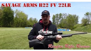 Savage Arms B22 FV 22LR Rimfire Rifle Review