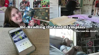 Re-Reading the Last Olympian | Reading Vlog | Nerdtroverts