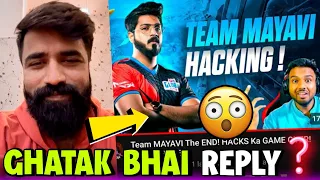 Ghatak Reply on Team Mayavi H@cking Allegation😳