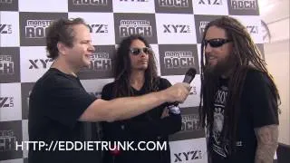 Eddie Trunk interviews Korn @ Monsters of Rock in Brazil