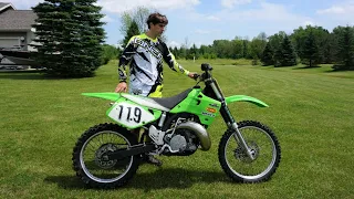 First Start Attempt On Kx 250 Dirt Bike! (Will It Start?)