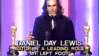 Daniel Day-Lewis wins Best Actor for My Left Foot