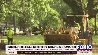 Charges in Prichard cemetery case dropped due to error by prosecutors