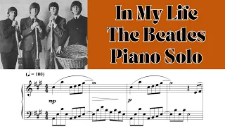 In My Life / The Beatles - Piano Solo