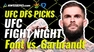 UFC FIGHT NIGHT: FONT VS. GARBRANDT UFC DFS LIVE BEFORE LOCK PICKS DRAFTKINGS & FANDUEL 5/22/21