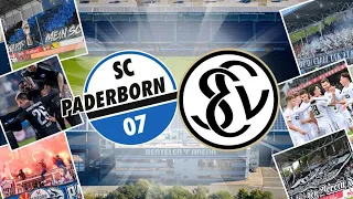 Die Heide brennt 🔥🔥 Paderborn vs. Elversberg. Comeback und Choreo 👊💥 #paderborn #elversberg #vlog #p