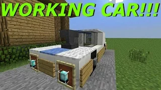 Minecraft PS3, PS4, Xbox, Wii U - WORKING CAR with SLIME BLOCKS! SLIME BLOCK CAR! - Easy Tutorial!!!