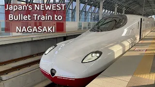 Riding Japan's NEWEST Shinkansen to Nagasaki- Nishi Kyūshū Shinkansen KAMOME