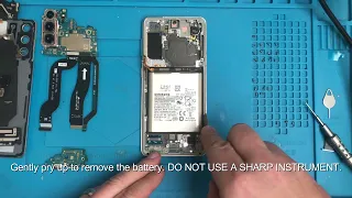 Replacing a Screen Assembly and Frame on a Samsung Galaxy S21
