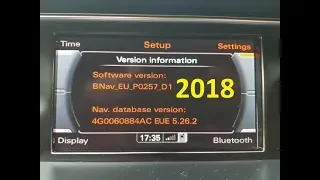 Audi MMI Maps 2018 update with activator