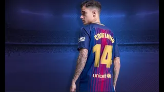 Philippe Coutinho will wear Javier Mascherano's No 14