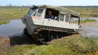 Вездеход Пионер.  Лютое Болото под Питером