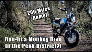 Riding a Brand New Monkey Bike 200 Miles Home Through the Peak District Ep 1