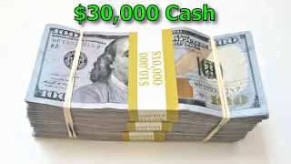 Counting $30,000 Cash in $100 Bills ASMR | This is What $30,000 in Cash Looks Like | PropMoney.com