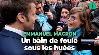 Alsace : Macron hué et sifflé lors d’un bain de foule à Sélestat