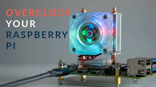 OVERCLOCK your Raspberry Pi 4 to 2.1GHz SAFELY with this $20 FAN.