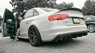 His TEST PIPES are SO LOUD - Audi B8.5 S4