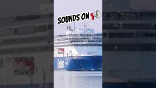 M/S Finnsirius LOUD outside announcement from Speakers | Finnlines