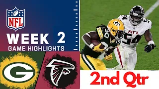 Green Bay Packers vs. Atlanta Falcons Full Highlights 2nd QTR | NFL Week 2, 2023