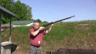 Offhand with the Vetterli 1870/87 rifle.