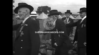 Civil War Veterans At Gettysburg Veteran's Reunion 1938