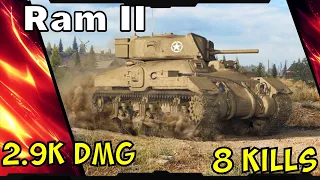 Beast wot replay Ram II 2.9k dmg 8 kills - Лучший вот реплей Ram II 2.9k урона 8 фрагов