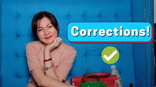 Corrections! - Mistakes from my Vlogs | Carmina Villarroel Vlogs