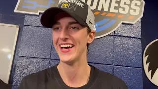 Happy Caitlin Clark after Iowa women's basketball's Elite 8 win: 'My shot felt pretty good tonight'