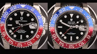 Why Has NO ONE Reviewed This Watch Yet? | Another AMAZING Pepsi GMT Master II Homage For UNDER $100!