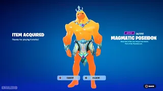 How To Get Magmatic Poseidon Skin & Immortal Poseidon Skin NOW FREE In Fortnite! (Unlocked Poseidon)