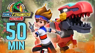 🦖Kompilasi Momen terbaik, Episode Ritchie 🔥 Dino Trainers Musim 5 | Dinobot | Kartun | Jurassic