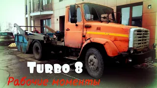 Будни МАЗиста. Весна. Работы много. Гарцуем на МАЗ 5551 по городу. Turbo 8