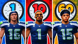 1 Minute VS 10 Minute VS 60 Minute Rebuild - SEATTLE SEAHAWKS