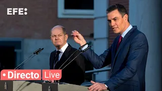 🔴📡 Sánchez comparece junto al Canciller Alemán, Olaf Scholz, en el Palacio de Meseberg