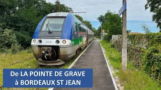 [Cab Ride] [4K] De La Pointe de Grave à Bordeaux-St-Jean en cabine du B81618