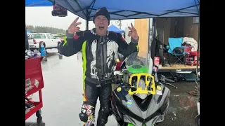 ZX4RR racing in the rain  WMRRA round 1 2024. Ridge Motorsports