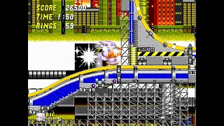 Sonic The Hedgehog 2 Pink Edition Chemical Plant Zone 2 (Big the Cat)(Search for Froggy)