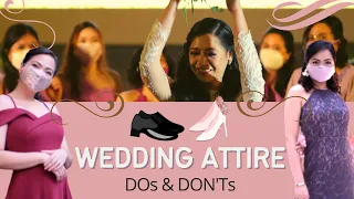 DOs & DONTs of Wedding Attire | What to Wear  and NOT to Wear to a Wedding? | The Energetic Host