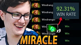 How MIRACLE has 92% winrate on Windranger — NIGMA HC Practice